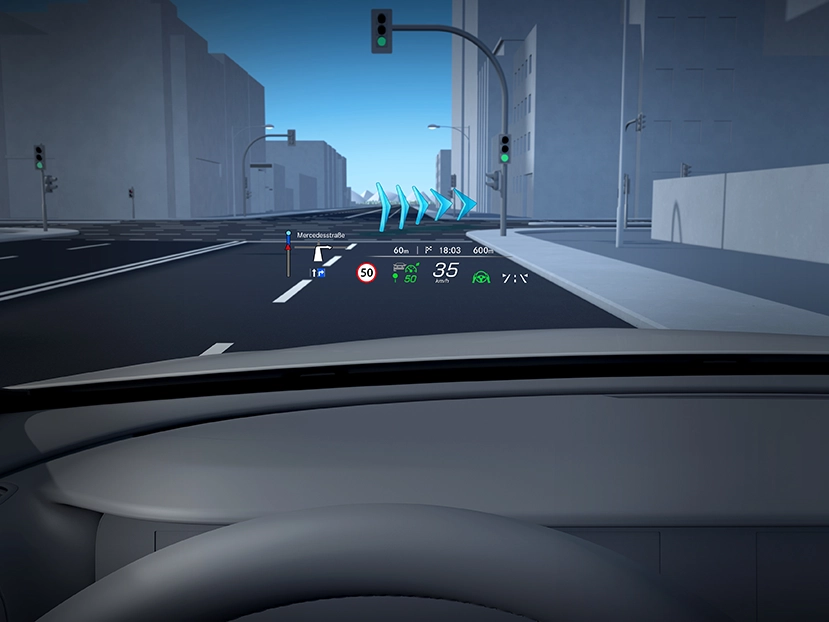 MBUX augmented reality head-up display ALT