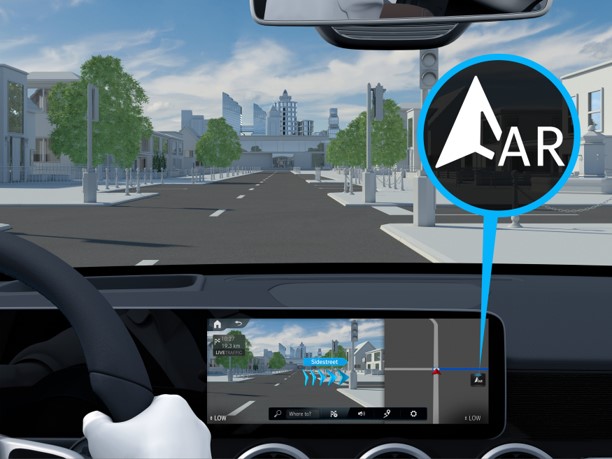 MBUX Augmented Reality Navigation ALT