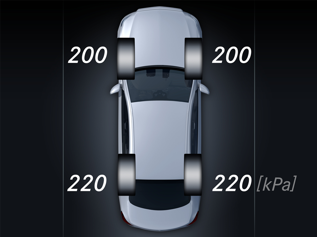 Tyre pressure loss warning system ALT