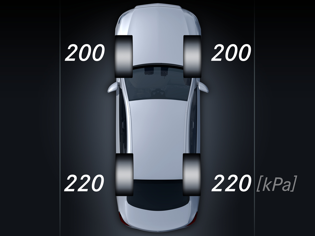 Tyre pressure loss warning system ALT