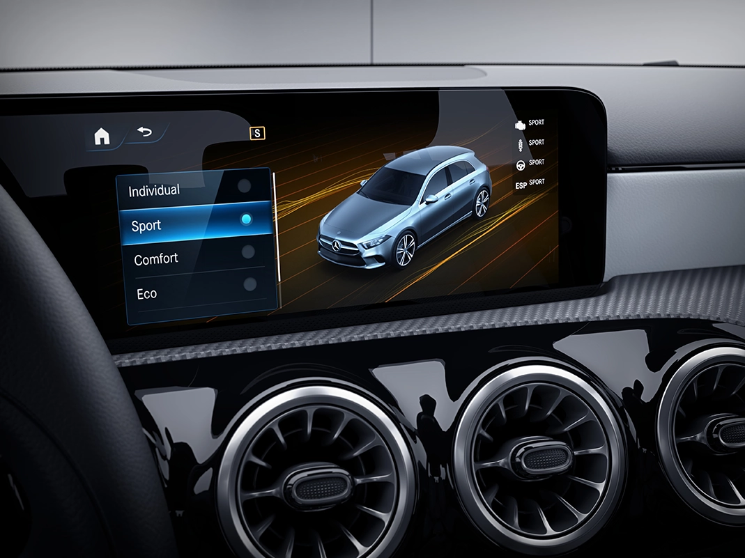 Mercedes-Benz a-class-hatchback technology DYNAMIC SELECT